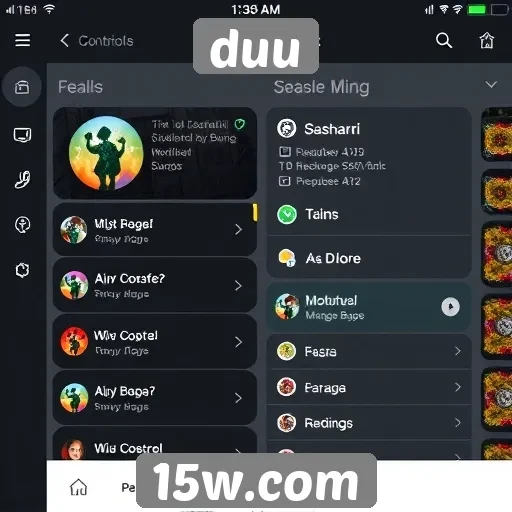 Mudanças recentes na interface do usuário do duu